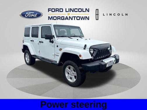 Bright White Clearcoat 2015 Jeep Wrangler Unlimited Sahara