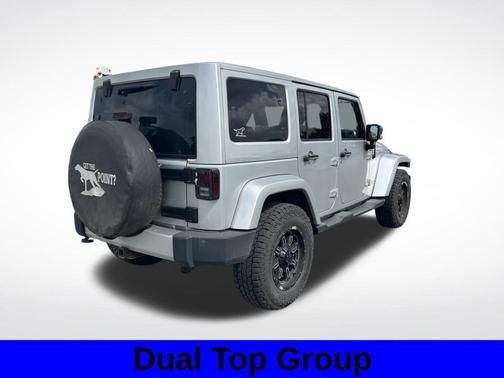 Bright Silver Clearcoat Metallic 2012 Jeep Wrangler Unlimited Sahara