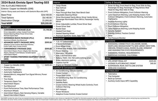 2024 Buick Envista Sport Touring