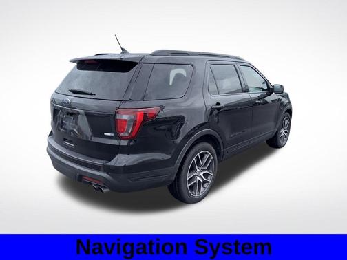 Black 2019 Ford Explorer sport