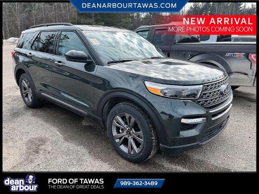 FORGED GREEN METALLIC 2023 Ford Explorer XLT