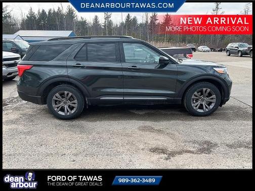 FORGED GREEN METALLIC 2023 Ford Explorer XLT