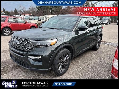 FORGED GREEN METALLIC 2023 Ford Explorer XLT