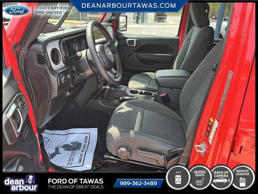 Red 2024 Jeep Wrangler SPORT