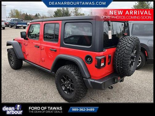 Red 2024 Jeep Wrangler SPORT