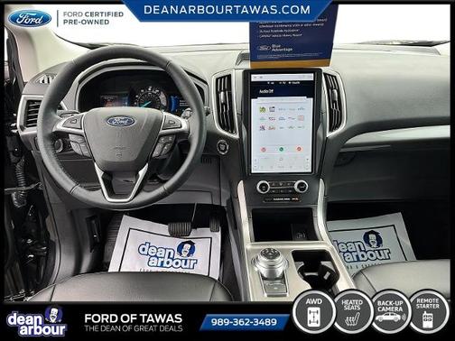 AGATE BLACK METALLIC 2023 Ford Edge SEL