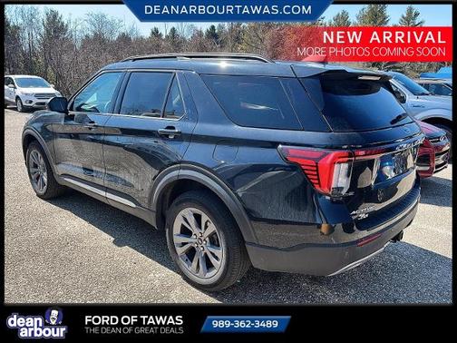 AGATE BLACK METALLIC 2025 Ford Explorer ACTIVE