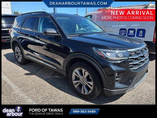 AGATE BLACK METALLIC 2025 Ford Explorer ACTIVE