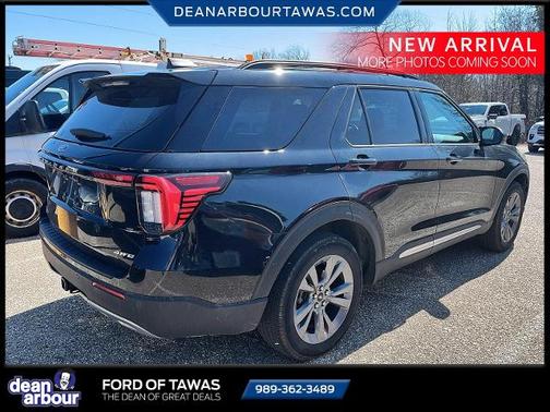 AGATE BLACK METALLIC 2025 Ford Explorer ACTIVE
