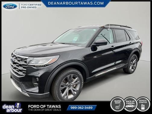 AGATE BLACK METALLIC 2025 Ford Explorer ACTIVE