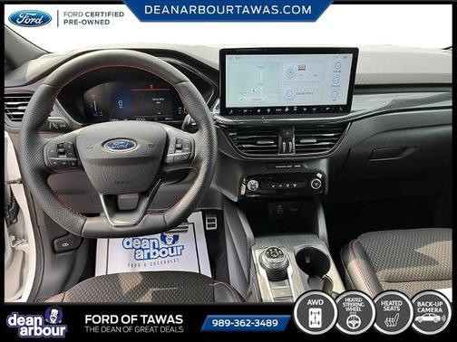 STAR WHITE METALLIC TRI-COA 2024 Ford Escape ST-LINE