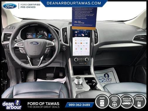 AGATE BLACK METALLIC 2024 Ford Edge SEL