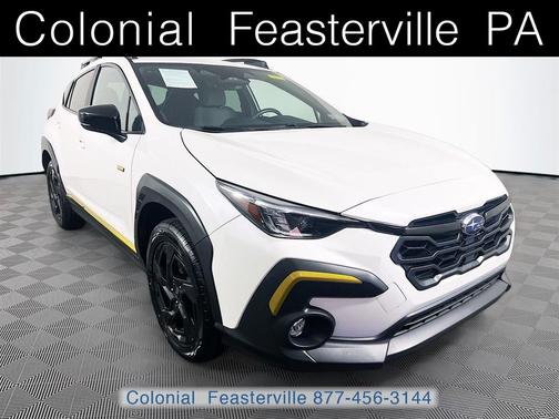 Crystal White Pearl 2024 Subaru Crosstrek Sport