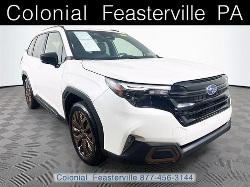 Crystal White Pearl 2025 Subaru Forester Sport