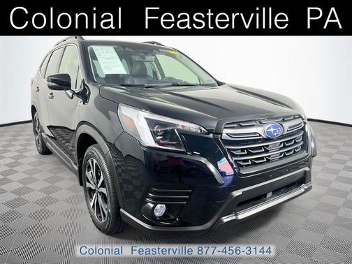 Crystal Black Silica 2023 Subaru Forester Limited