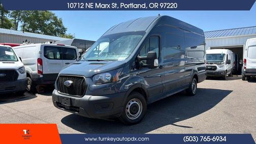Blue Jeans Metallic 2021 Ford Transit-250 Base