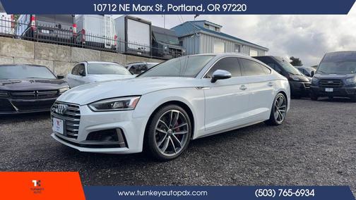 White 2018 Audi S5 3.0T Prestige