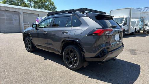 Magnetic Gray Metallic/Midnight Black Metallic 2021 Toyota RAV4 Hybrid SE