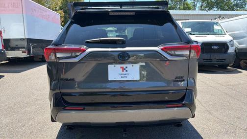 Magnetic Gray Metallic/Midnight Black Metallic 2021 Toyota RAV4 Hybrid SE
