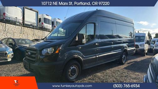Blue Jeans Metallic 2020 Ford Transit-250 Base