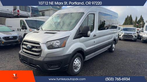 Gray 2023 Ford Transit-350 XLT