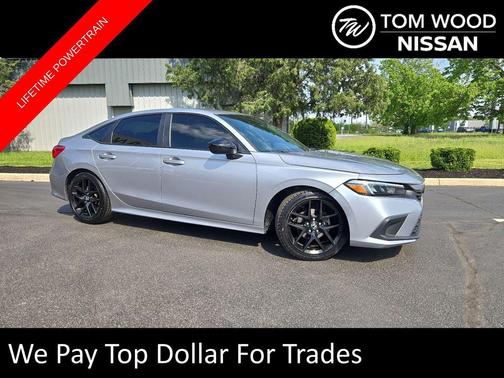 Silver 2022 Honda Civic Sport