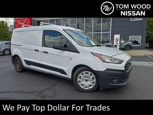 Frozen White 2020 Ford Transit Connect XL Cargo Van
