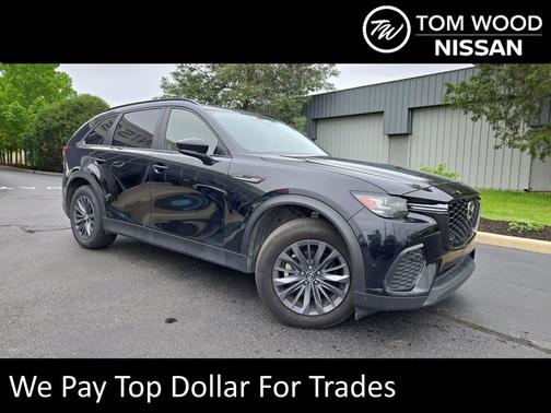 Jet Black Mica 2025 Mazda CX-70 3.3 Turbo Preferred Package