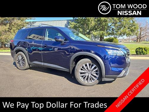 Deep Ocean Blue Pearl 2023 Nissan Pathfinder SL 4WD