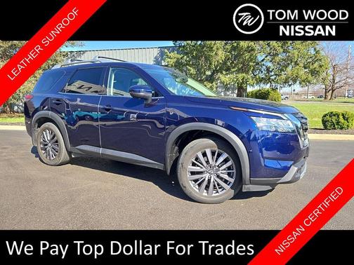 Deep Ocean Blue Pearl 2023 Nissan Pathfinder SL 4WD