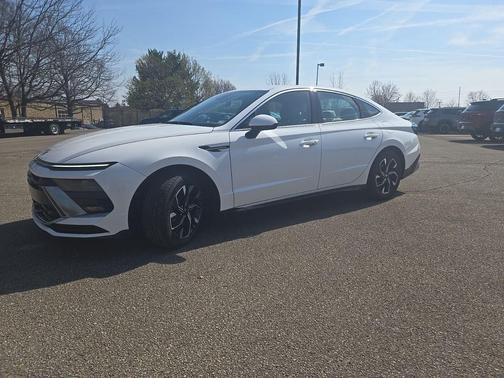 Serenity White 2025 Hyundai SONATA SEL