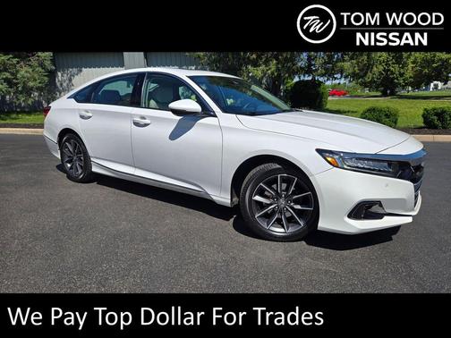 White 2021 Honda Accord EX-L 1.5T