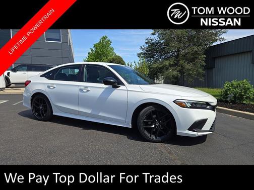 White 2023 Honda Civic Sport
