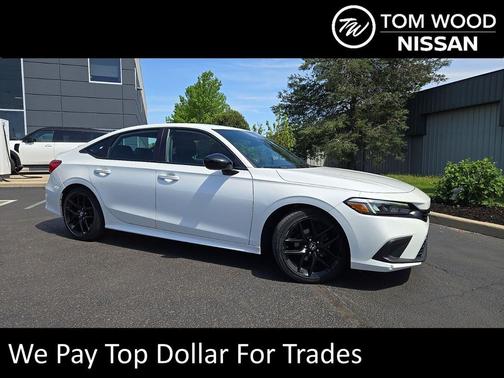 White 2023 Honda Civic Sport