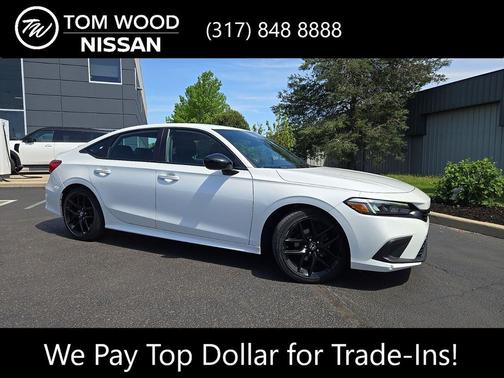 White 2023 Honda Civic Sport