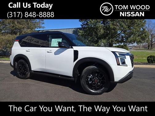 Aspen White/Super Black 2026 Nissan Armada PRO-4X