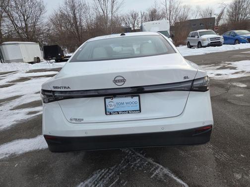 Aspen White Tricoat 2026 Nissan Sentra SL