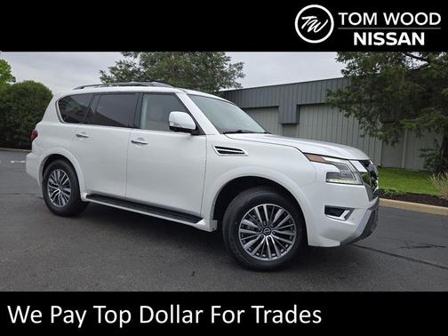 Aspen White Tricoat 2023 Nissan Armada SL 4WD