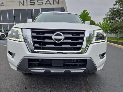Aspen White Tricoat 2023 Nissan Armada SL 4WD