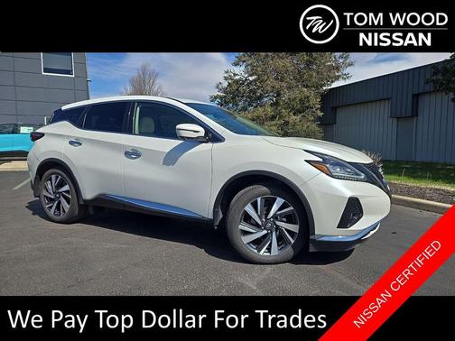 Pearl White Tricoat 2023 Nissan Murano SL Intelligent AWD