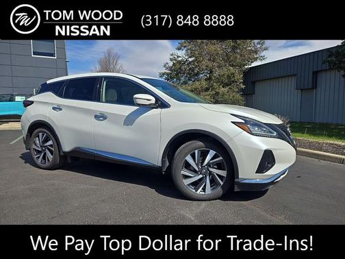 Pearl White Tricoat 2023 Nissan Murano SL Intelligent AWD