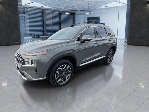 Gray 2023 Hyundai SANTA FE HEV SEL Premium