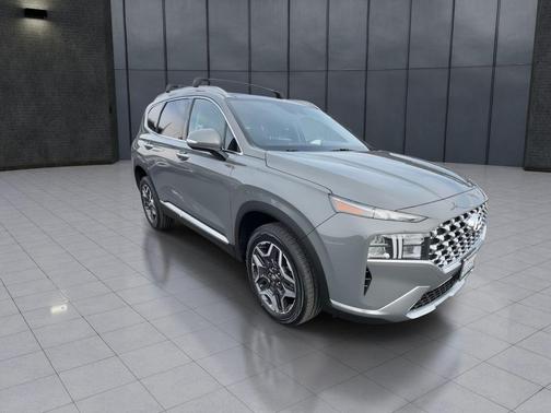 Gray 2023 Hyundai SANTA FE HEV SEL Premium