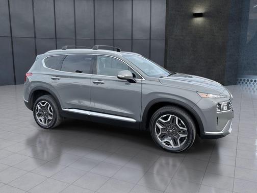 Gray 2023 Hyundai SANTA FE HEV SEL Premium