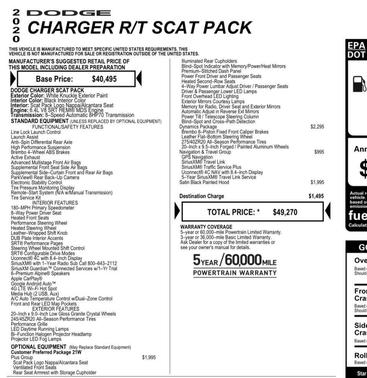 2020 Dodge Charger Scat Pack
