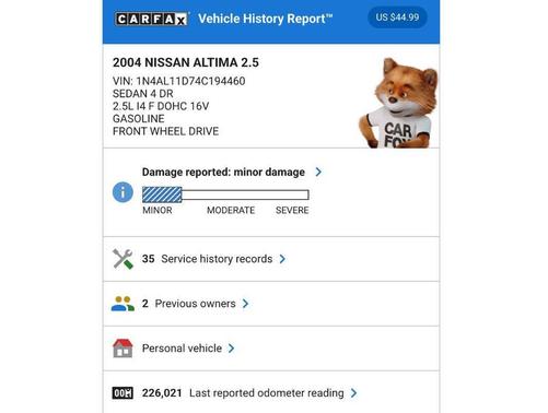 2004 Nissan Altima 2.5 S