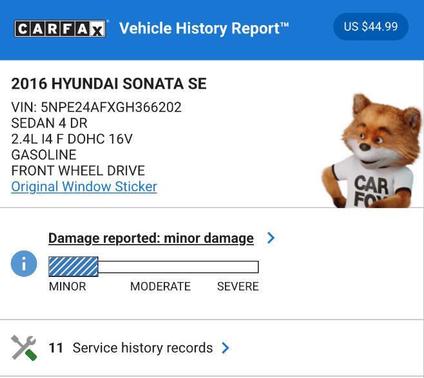 2016 Hyundai SONATA SE