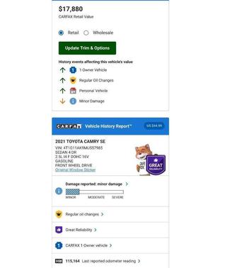 2021 Toyota Camry SE