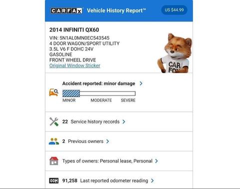 2014 INFINITI QX60 Base