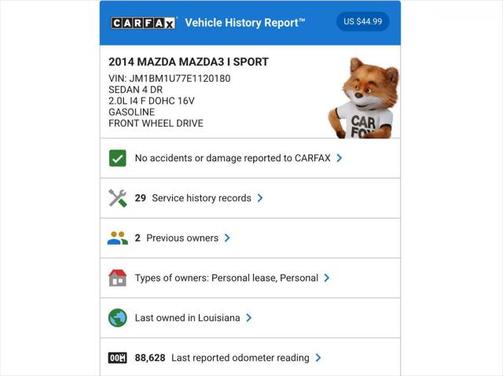2014 Mazda Mazda3 i Sport